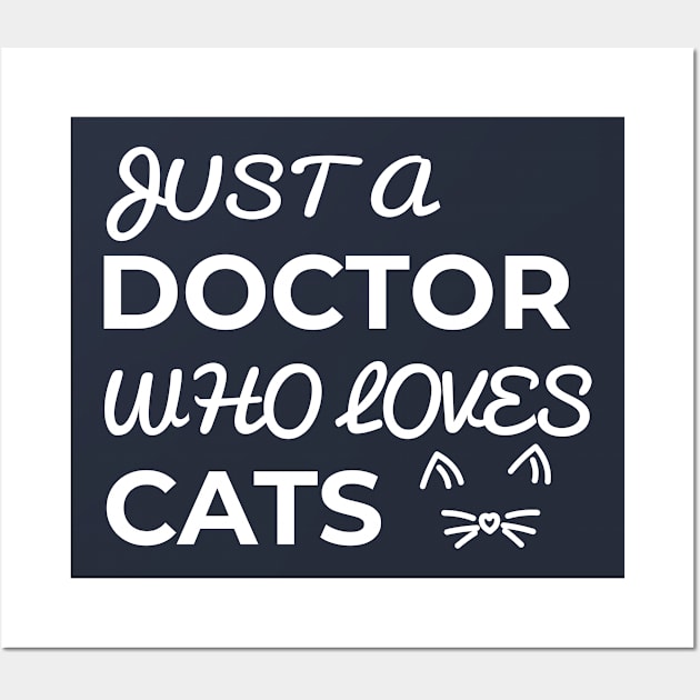 doctor cat Wall Art by Elhisodesigns